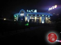 Новогоднее оформление зданий. Ташкент