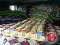 Со сварной сеткой кровати металлические, со спинкой из ЛДСП